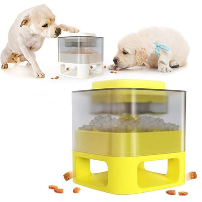 Dog Cat Feeding Bowls Dog Water Dispenser Eat Slow Dog Bowl Slow Feeder Puzzle Catapult Toys Pet Supplies